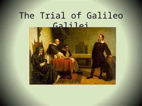 Der Quader der Inquisition: Ein Blick auf den Prozess gegen Galileo Galilei